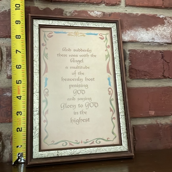 Vintage Bible script art - Picture 10 of 11